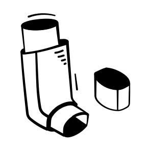 Inhaler, Medical, Healthcare, Respiratory, Asthma, icon
