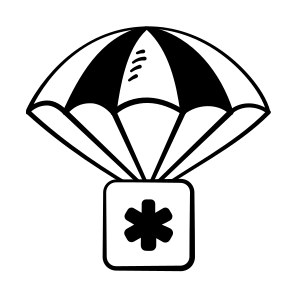 Medical, Healthcare, Aid, Medicine, Delivery icon