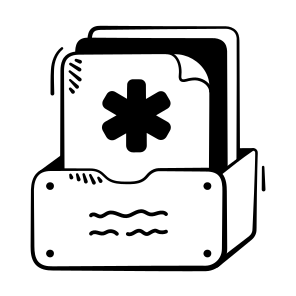 Medical, Record, Patient, File, Health icon