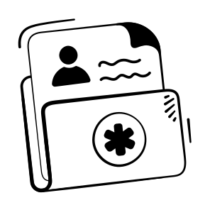 Medical, Record, Patient, File, Health, Report, icon