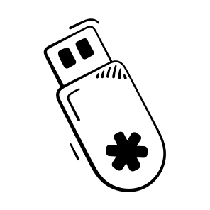 Medical, Usb, Data, Storage, Record, icon