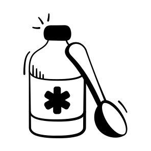 Medicine, Bottle, Liquid, Medication, Treatment icon