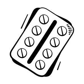 Medicine, Pack, Pills, Tablets, Drugstore icon