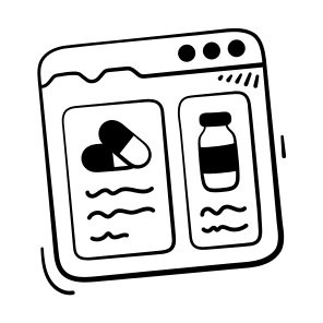 Online, Pharmacy, Medical, Drugstore, Healthcare icon