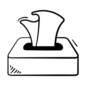 Tissue, Box, Healthcare, Hospital, Hygiene icon