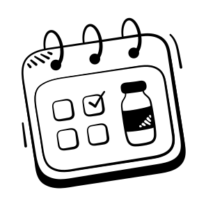 Vaccine, Schedule, Appointment, Calendar, Healthcare icon