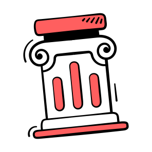 Ancient, Column, Pillar, Education, History icon