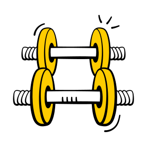 Dumbbells, Gym, Weights, Fitness, Barbells icon