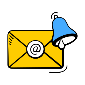 Email, Notification, School, Message, Alert icon