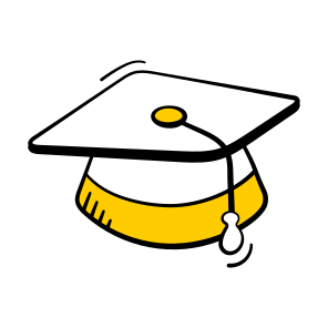 Graduation, Cap, Education, Student, Hat icon