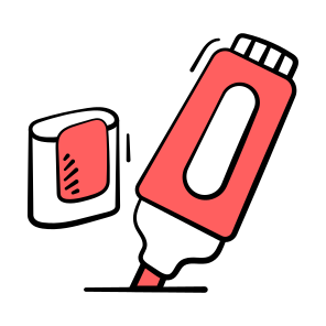 Highlighter, Marker, Pen, Stationery, Color icon