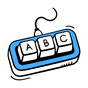 Keyboard, Abc, Learning, Education, Kindergarten icon
