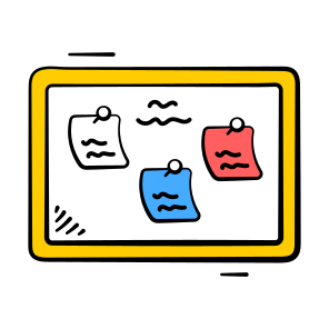 Notice, Board, Pinboard, Memo, Whiteboard icon