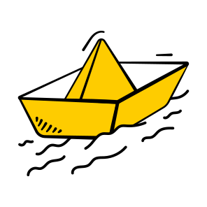 Paper, Boat, Yacht, Origami, Art icon