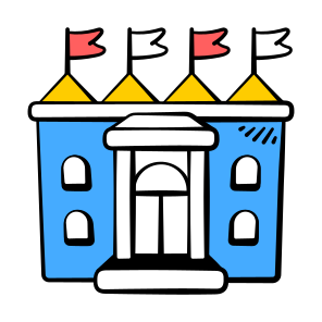 School, University, Building, College, Learning icon