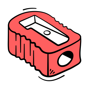 Sharpener, Pencil, Stationery, Sharpening, Blade icon
