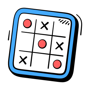 Tic Tac Toe, Game, Entertainment, Cross, Play icon