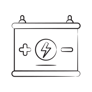 Battery, Accumulator, Storage, Power, Photovoltaic icon