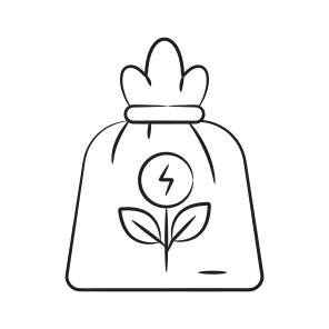Bioenergy, Biomass, Eco, Bag, Sack icon