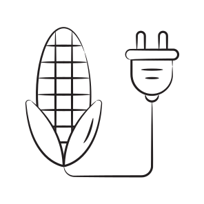 Biopower, Biomass, Bioenergy, Organic, Corn icon