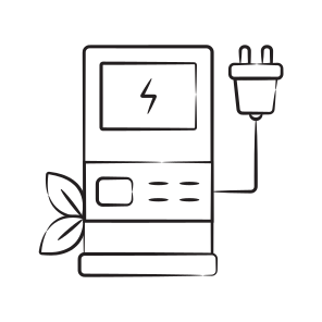 Charging, Rechargeable, Station, Terminal, Eco icon