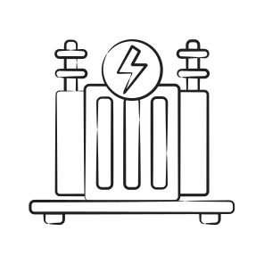 Converter, Transformer, Electric, Rectifier, Inverter icon