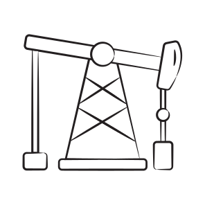 Drilling, Rig, Offshore, Platform, Derrick, icon
