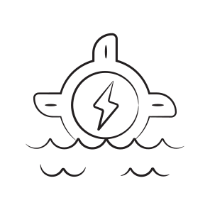 Hydro, Water, Hydropower, Turbine, Electricity icon