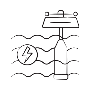 Hydropower, Water, Hydro, Aqua, Electricity icon