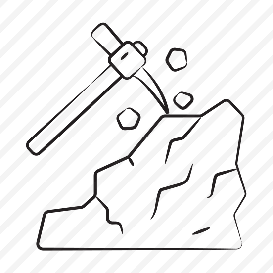 Mining, Coal, Extracting, Digging, Mountain preview