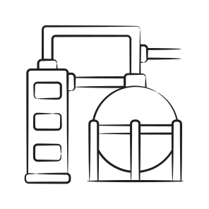 Refinery, Industry, Factory, Oil, Tank icon