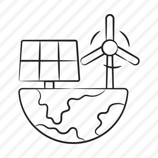 Solar, Panel, Windmill, Turbine, Global preview