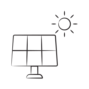 Solar, Sun, Panel, Plate, Electricity icon