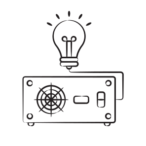 Supply, Machine, Electricity, Light, Bulb icon