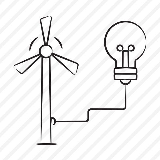 Turbine, Aerogenerator, Windmill, Light, Bulb preview