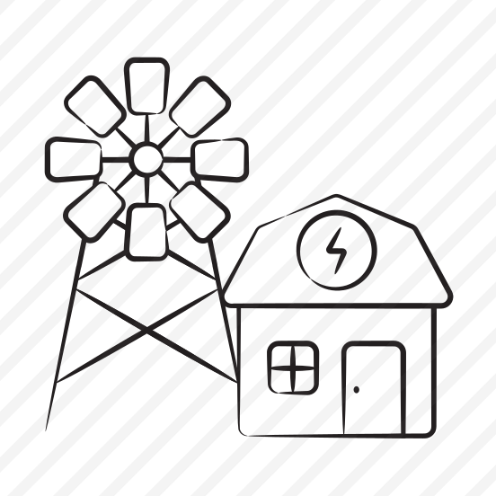 Turbine, Windmill, Aerogenerator, Home, House preview