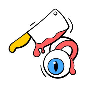 Cleaver, Knife,halloween, Haunted, Bloody, Horror, Spooky, icon