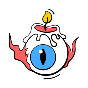 Creepy, Candle, Candlelight, Illumination, Halloween, Scary, Haunted, icon