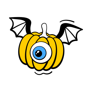 Creepy, Pumpkin, Halloween, Spooky, Haunted, Eerie, Vegetable, icon