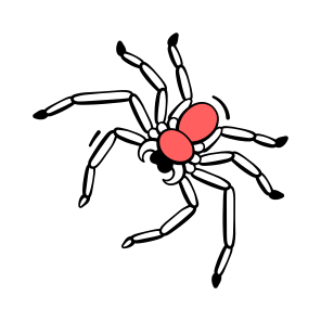 Creepy, Spider, Horror, Scary, Spooky, Haunted, Eerie, Creature, icon