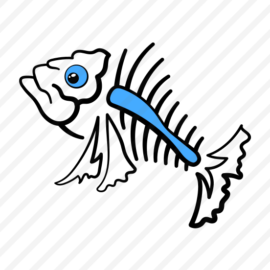 Fish, Skeleton, Spooky, Creepy, Haunted, Scary, Bone, preview
