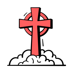 Grave, Tombstone, Gravestone, Cross, Spooky, Eerie, Scary, icon