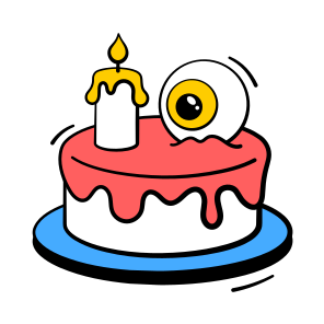 Halloween, Cake, Spooky, Scary, Creepy, Bloody, Haunted, icon