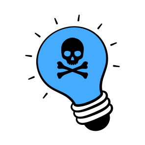 Halloween, Lightbulb, Skull, Spooky, Creepy, Idea, Scary, icon