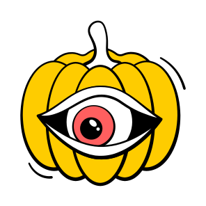 Halloween, Pumpkin, Spooky, Scary, Eerie, Creepy, Haunted, icon