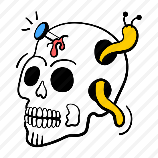 Halloween, Skull, Eerie, Horror, Scary, Creepy, Worms, Haunted, preview