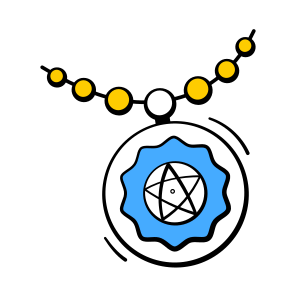 Magical, Necklace, Jewelry, Halloween, Surprise, Present, Festive, icon