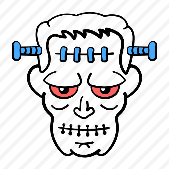 Monster, Head, Halloween, Creepy, Spooky, Haunted, Scary, preview