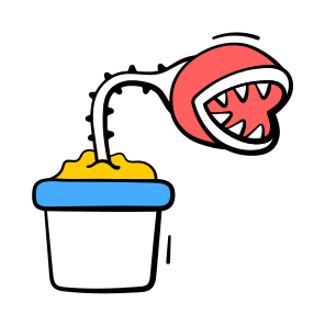 Monster, Plant, Carnivorous, Halloween, Scary, Spooky, Creepy, icon