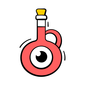 Potion, Bottle, Magic, Elixir, Halloween, Spooky, Creepy, icon